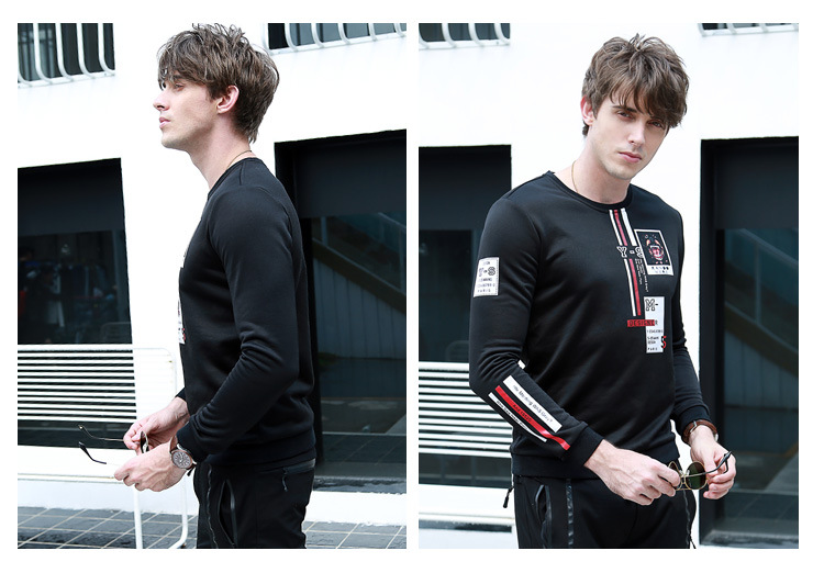 wj品牌|男式卫衣2016秋季新款套头无