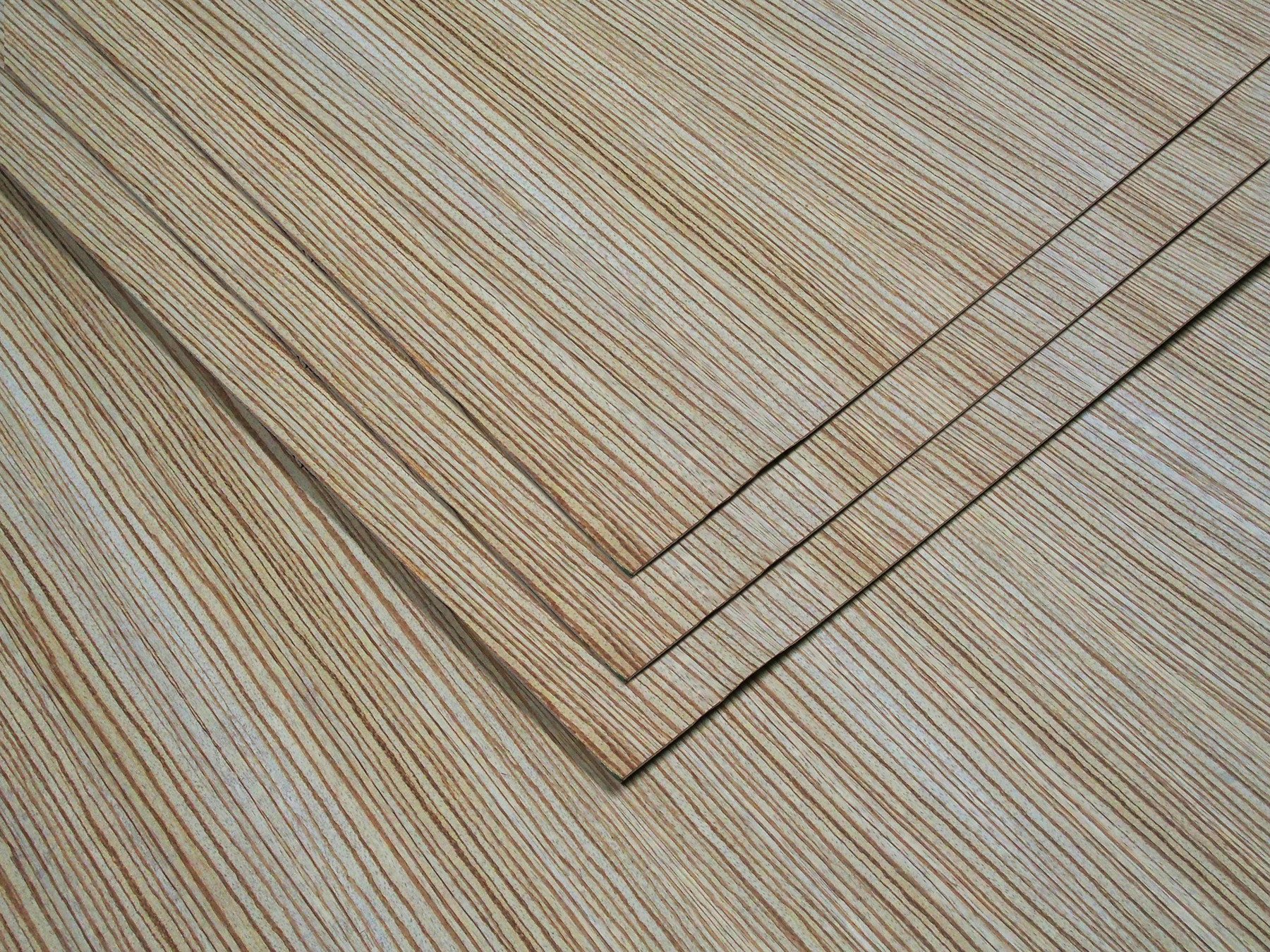 斑马直纹原色木皮饰面板