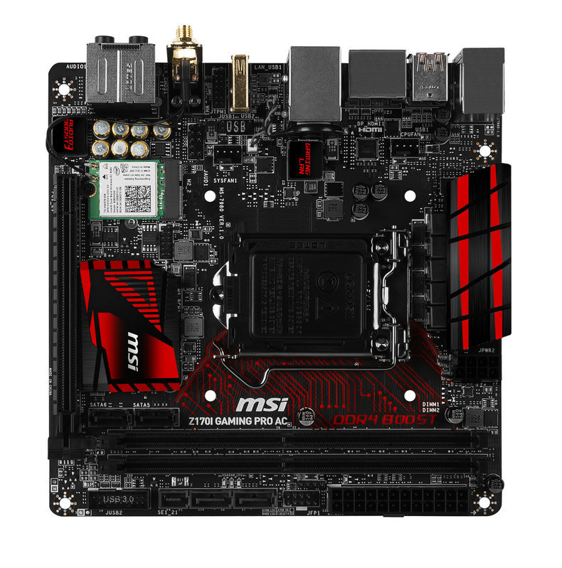 msi/微星 z170a gaming pro rgb动态炫光系统 8种led效果 主板