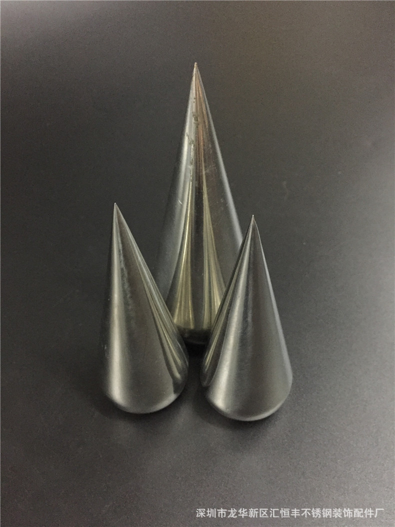 304#不锈钢带座圆锥形枪头 不锈钢防盗围墙护栏枪头