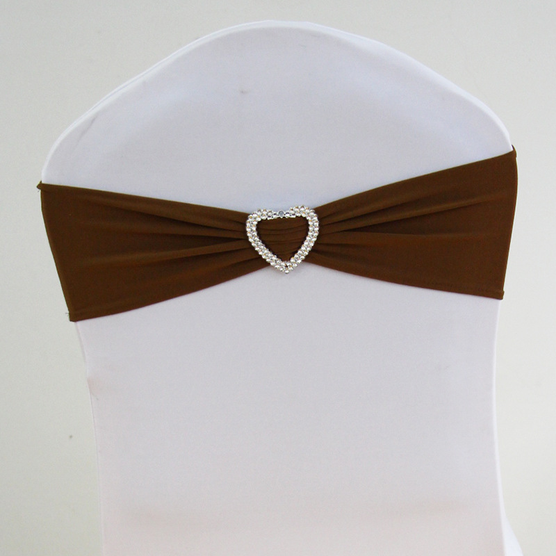 椅背心形弹性绑带 酒店靠椅蝴蝶结绑带 婚庆蝴蝶结椅背套厂家直销