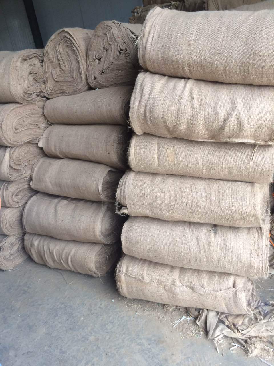 进口黄麻布料 优质原色麻布 麻布卷麻布片 黄麻面料批