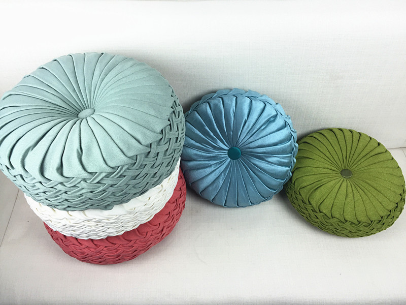 厂家直销 欧式南瓜车轮抱枕 靠垫 圆形枕沙发家居靠枕