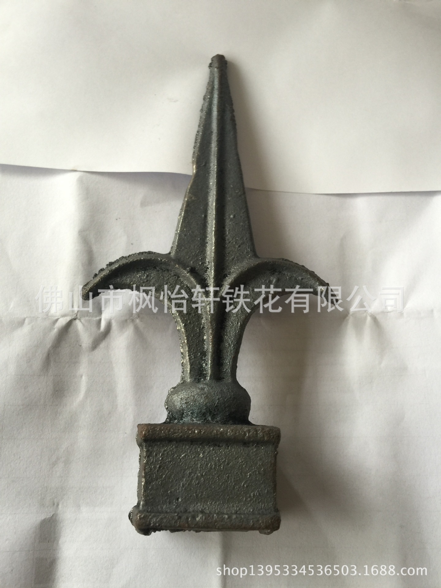 厂家现货批发铸铁枪尖枪头套30方管矛头铁艺大门围栏围墙枪尖