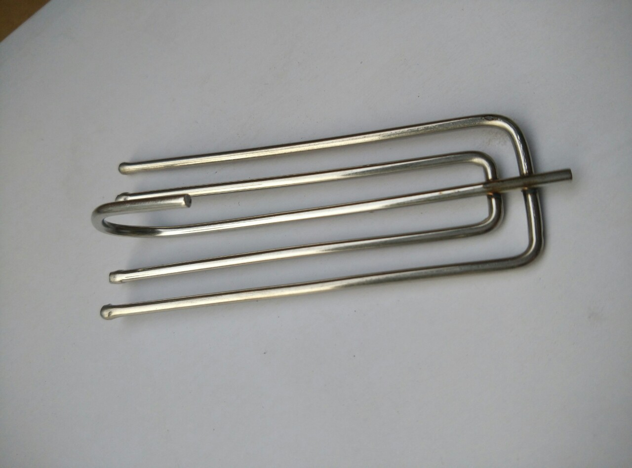 不锈钢防锈窗帘配件挂钩金属钩子窗帘钩四爪钩窗帘勾挂勾韩式小钩