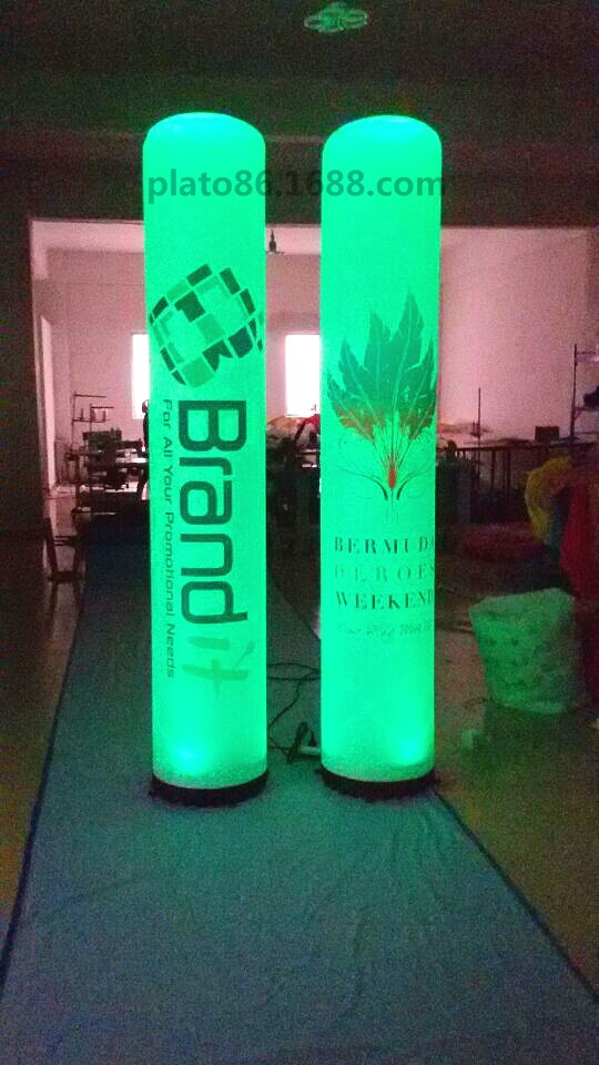 plato充气广告灯柱 酒吧 舞台创意装