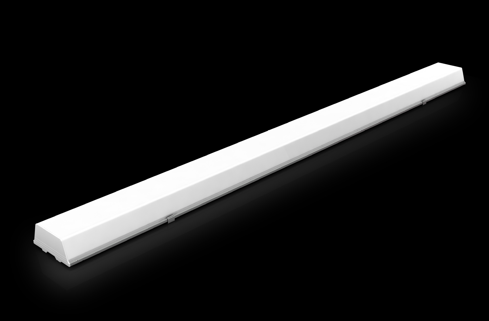 led五面发光线条灯 100x1200mm 吸顶灯具 无影拼接 工厂订制