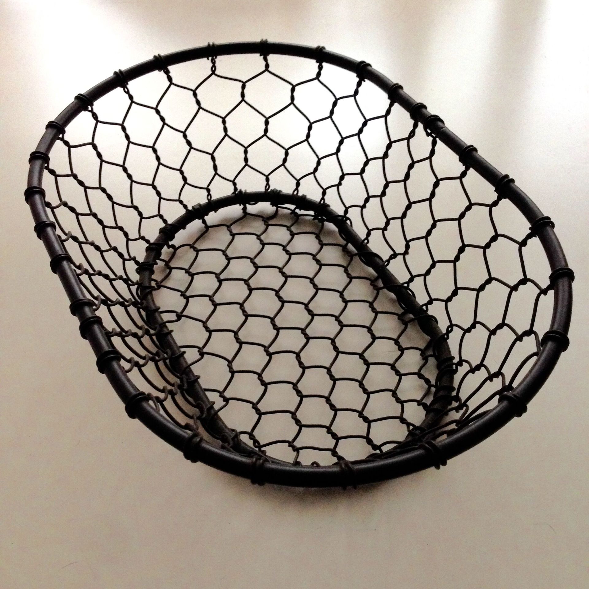 手工编织铁线篮 铁艺水果篮 面包曲奇饼干烘培点心篮 油炸小.