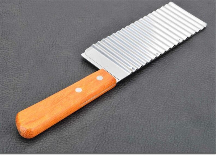 热销 多功能不锈钢波纹刀 土豆切条器 蔬
