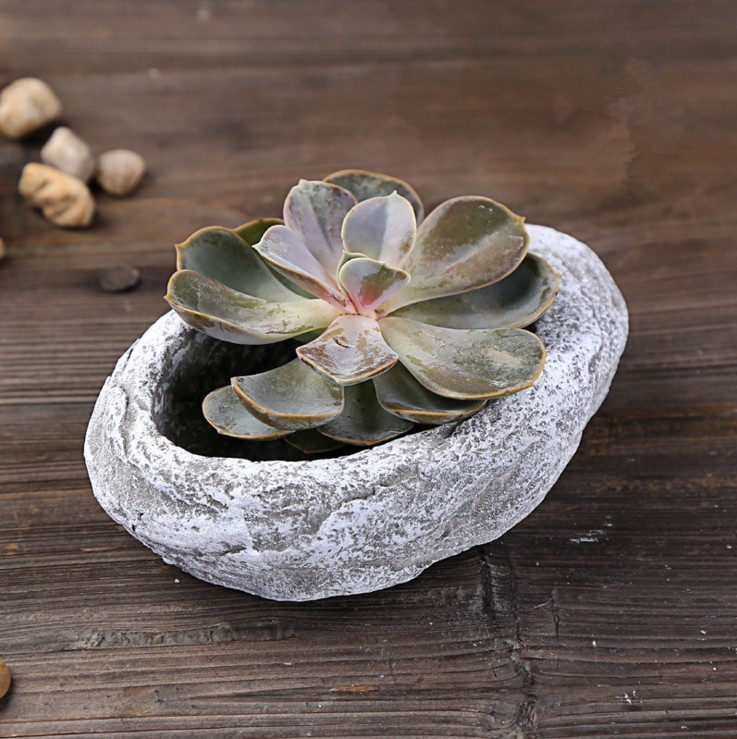 中国风多肉花盆 陶瓷花盆 手工拉胚陶瓷花盆 手绘素烧花盆 批发