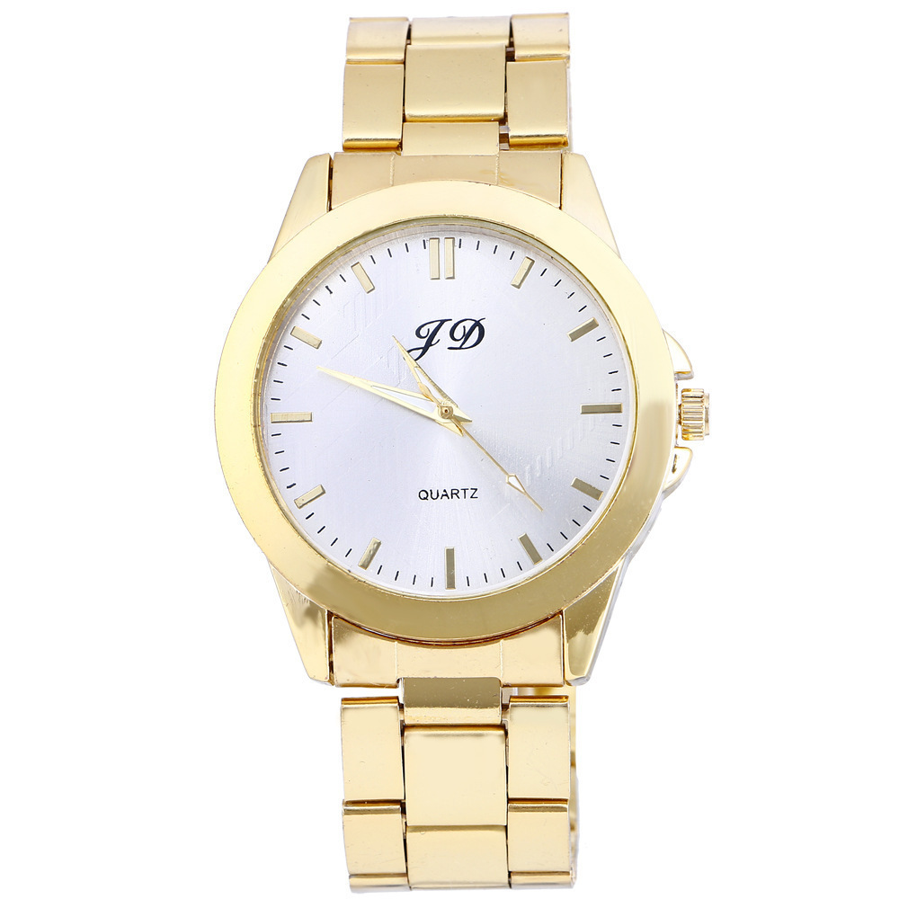 合金浅jd金色手表455 石英手表 流行时尚礼品手表 有现货335