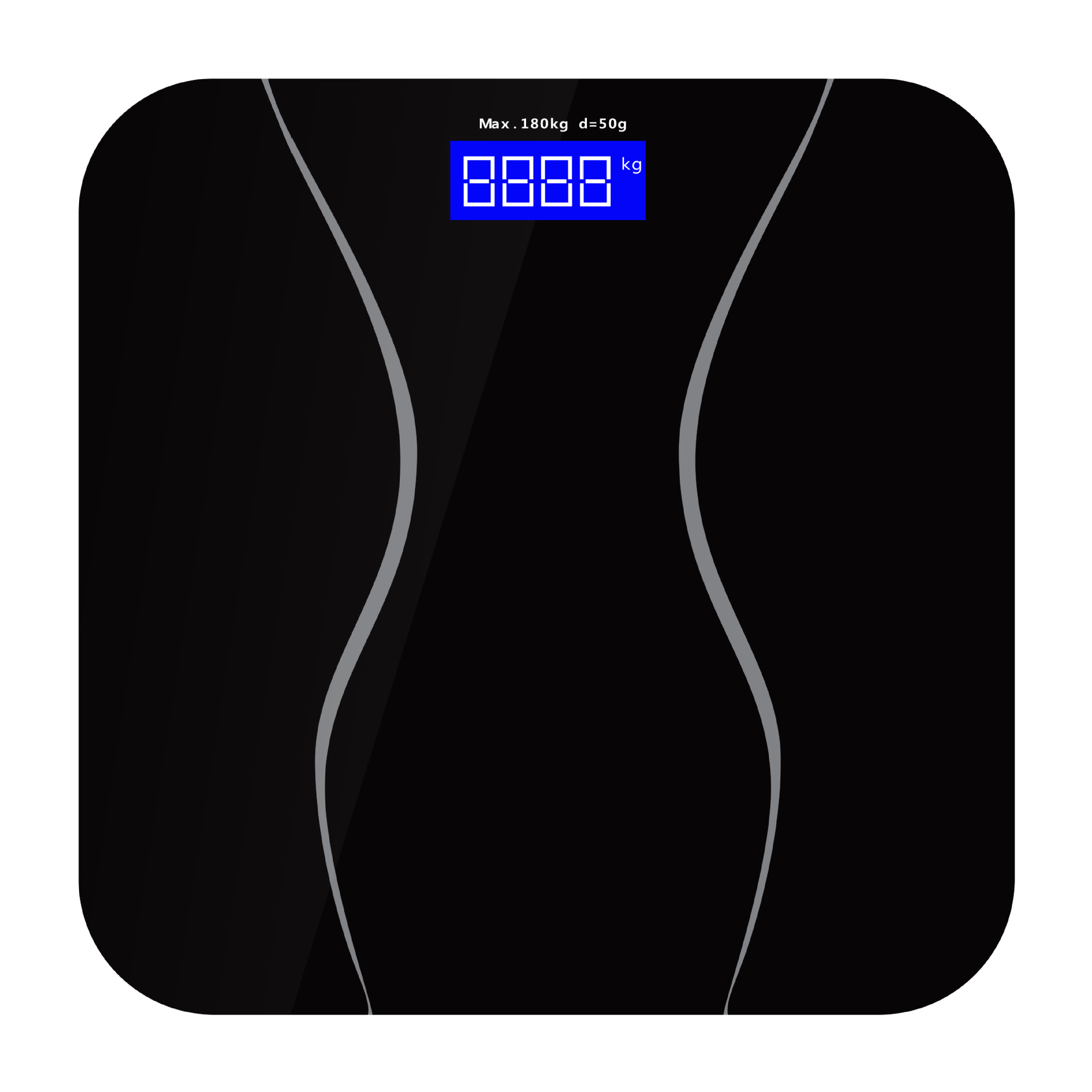 电子秤 智能体重秤 人体秤 健康秤体重礼品秤批发 180kg/50g