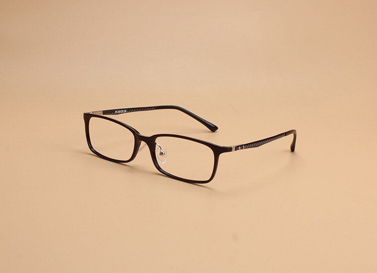 新款碳纤维眼镜框近视男女超轻简约全方框塑钢钨碳光学镜架6001