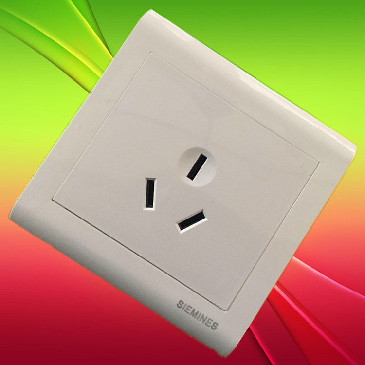 批发16a三孔空调热水器插座开关面板扦座16a墙壁插座