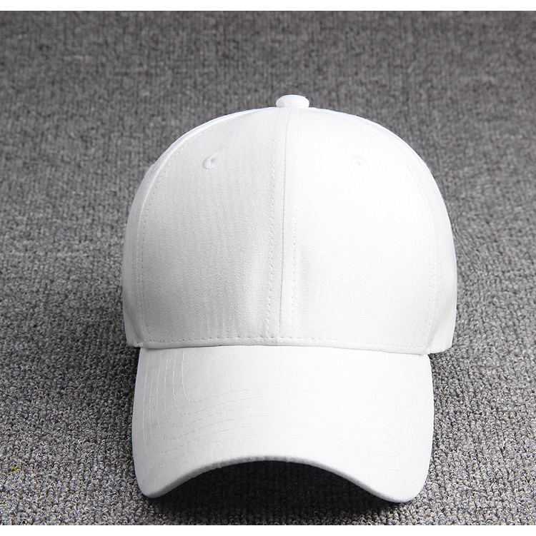 2018春夏季新款皮绒纯色棒球帽男女士休闲防晒鸭舌帽子厂家批发