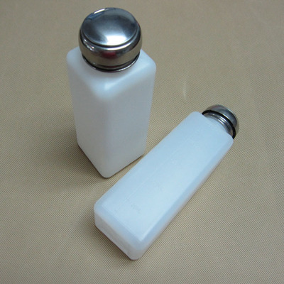 大量供应 优质酒精瓶 250ml 塑料酒精壶 按压式酒精瓶 东莞溶剂瓶