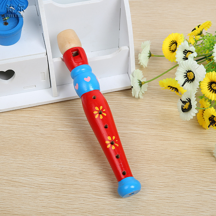 厂家直销 奥尔夫乐器木制小短笛 儿童益智趣味玩具 爆款推荐