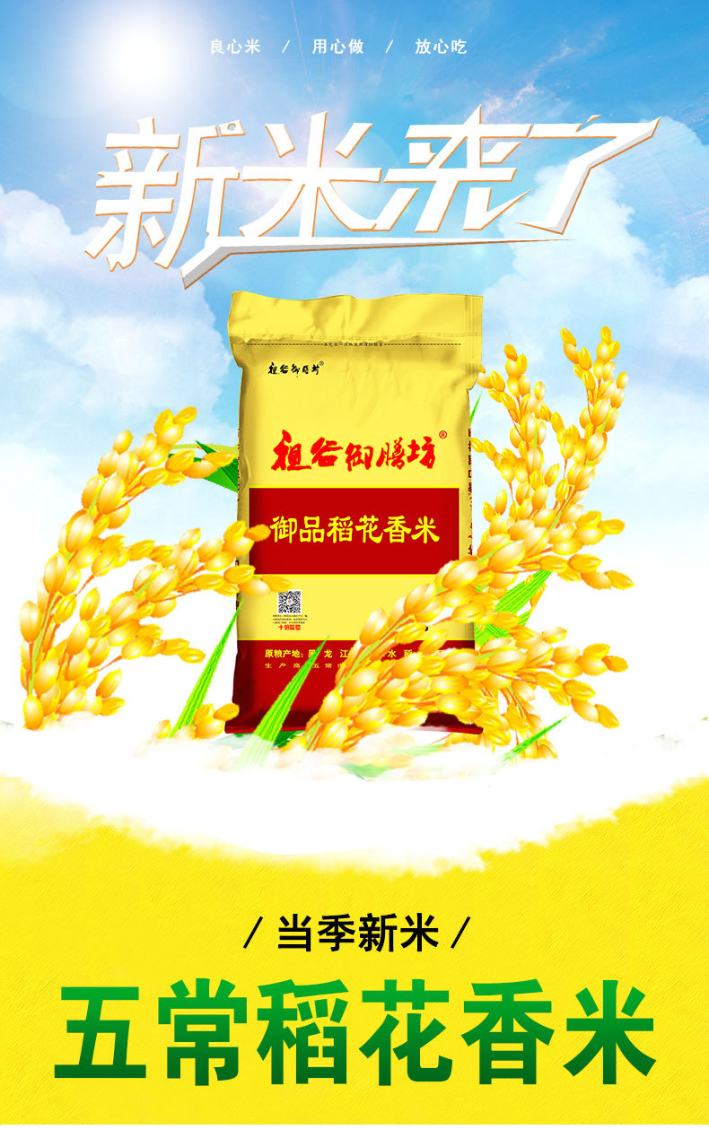 新米上市东北五常稻花香大米支持oem加工一件代发厂家批发