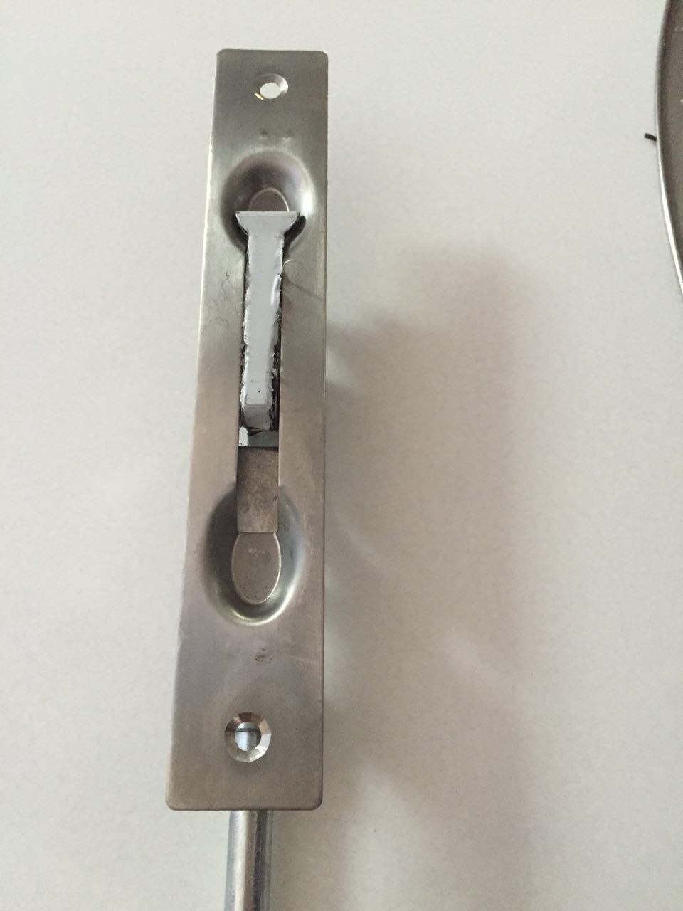 天地暗插销 防火门防盗铝门铜门暗插销 门栓锁扣批发 五金配件