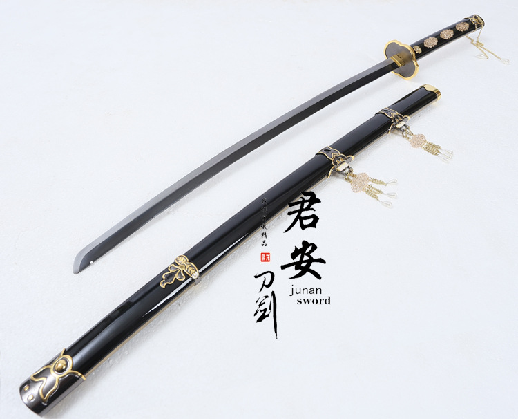 动漫cosplay刀剑 刀剑乱舞系列太刀鹤丸国永 碳钢未开刃
