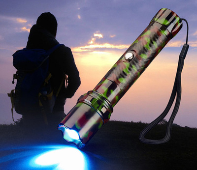 新款个性创意金属手电筒造型usb充电点烟器打火机户外好帮手礼品