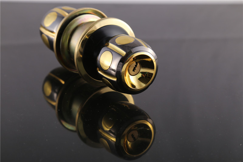 5886枪金球形锁 球型锁 门锁 鸣豪五金锁具 厂家直销