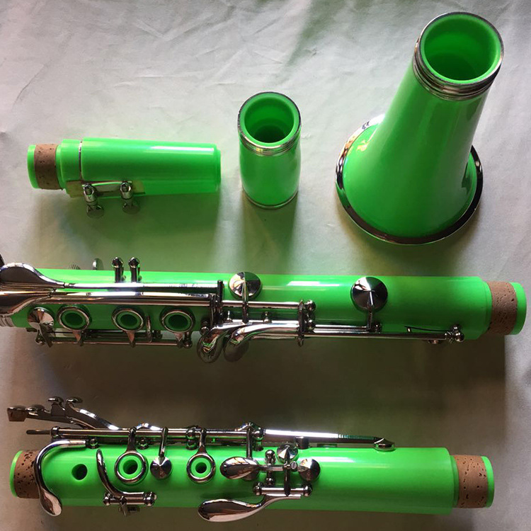 厂家直销 供应彩色单簧管 彩色黑管降b调 现货供应 支持一件代发