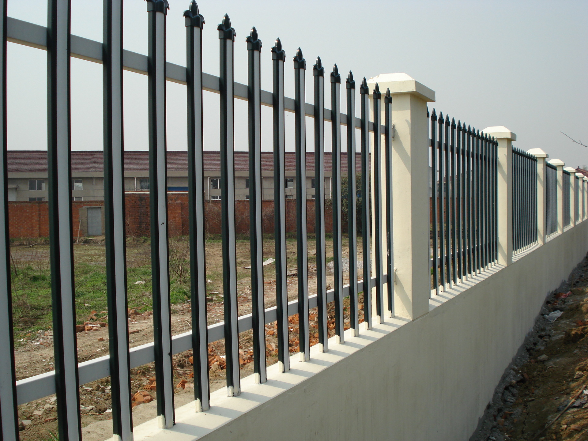 小区塑钢护栏 小区家用塑钢庭院护栏 景观绿化塑钢护栏 围墙护栏