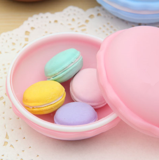 韩版创意马卡龙蛋糕橡皮 可爱卡通橡皮擦 趣味蛋糕造型橡皮