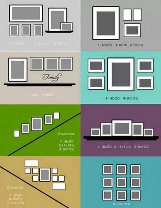 4~40张照片的照片墙摆放全攻略