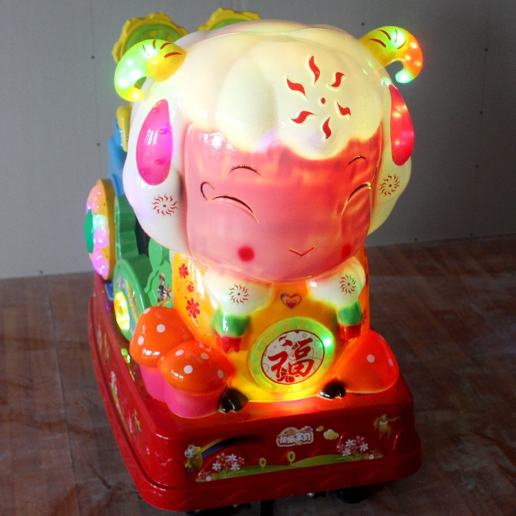 摇摇车2016新款儿童投币3d小福羊投币电子游戏机厂家直销摇摆机