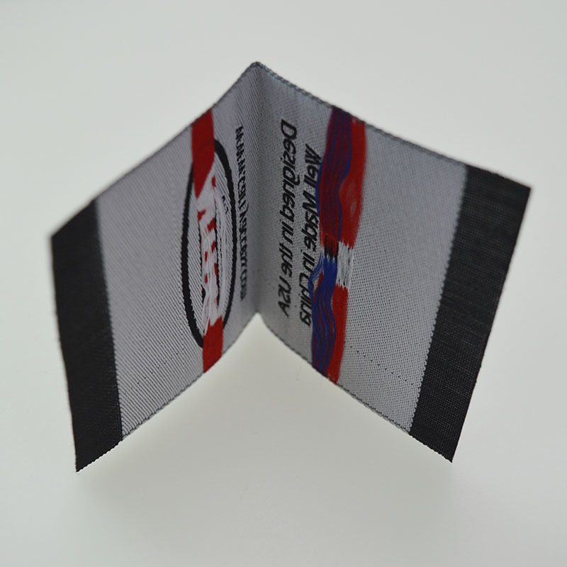 白段高密织唛 织标定做商标织唛 领标双锦布标签 厂家直销