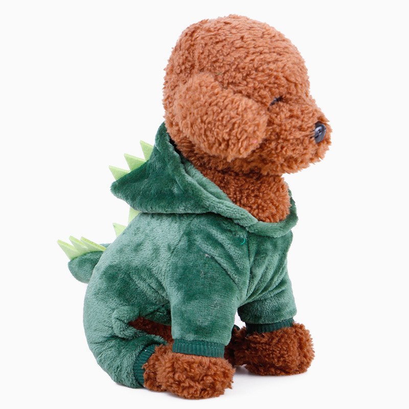 Hot Funny Dog Clothing Puppy Outfits Halloween Dinosaur Costume Dogs Clothes Small Pet Costume