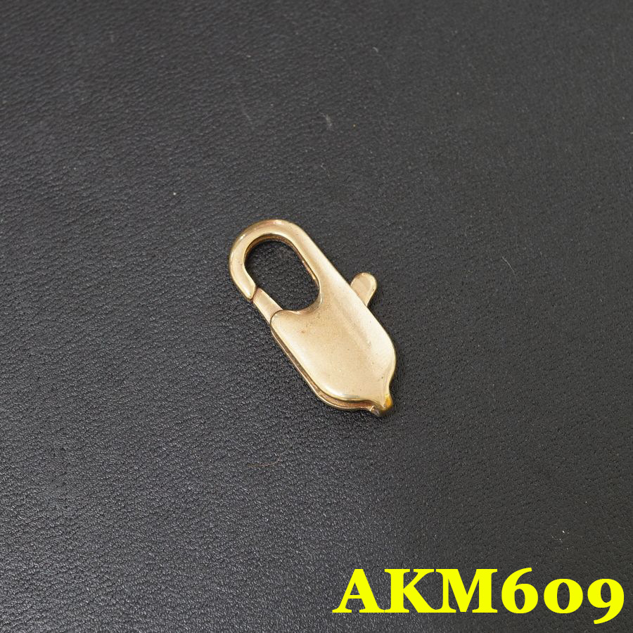 【威福】akm609 纯铜龙虾扣 手链扣 项链扣 方扣弹簧扣