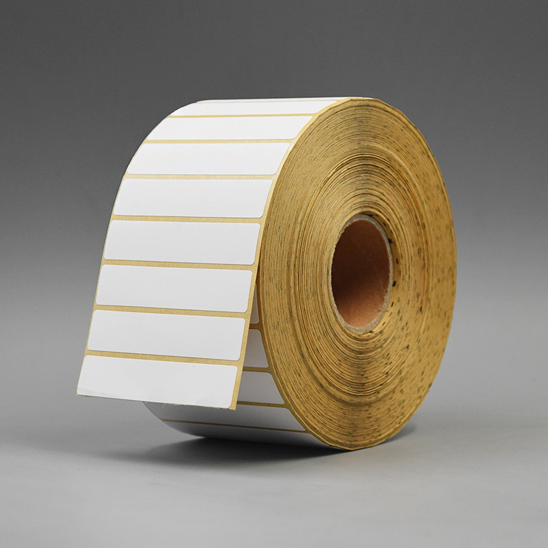 书写纸不干胶标签 双胶纸 印泥能干 条码标签 适用彩色条码打印机