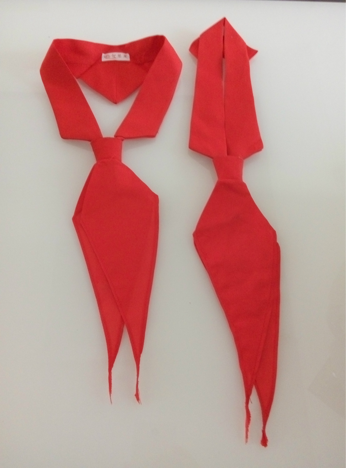 拉链式免打结红领巾