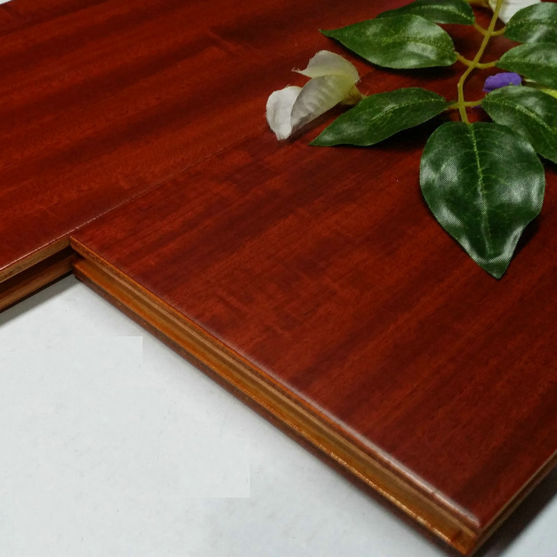 8001红檀香地板 镜面超耐磨南美红檀香 实木复合地板 全国招代理