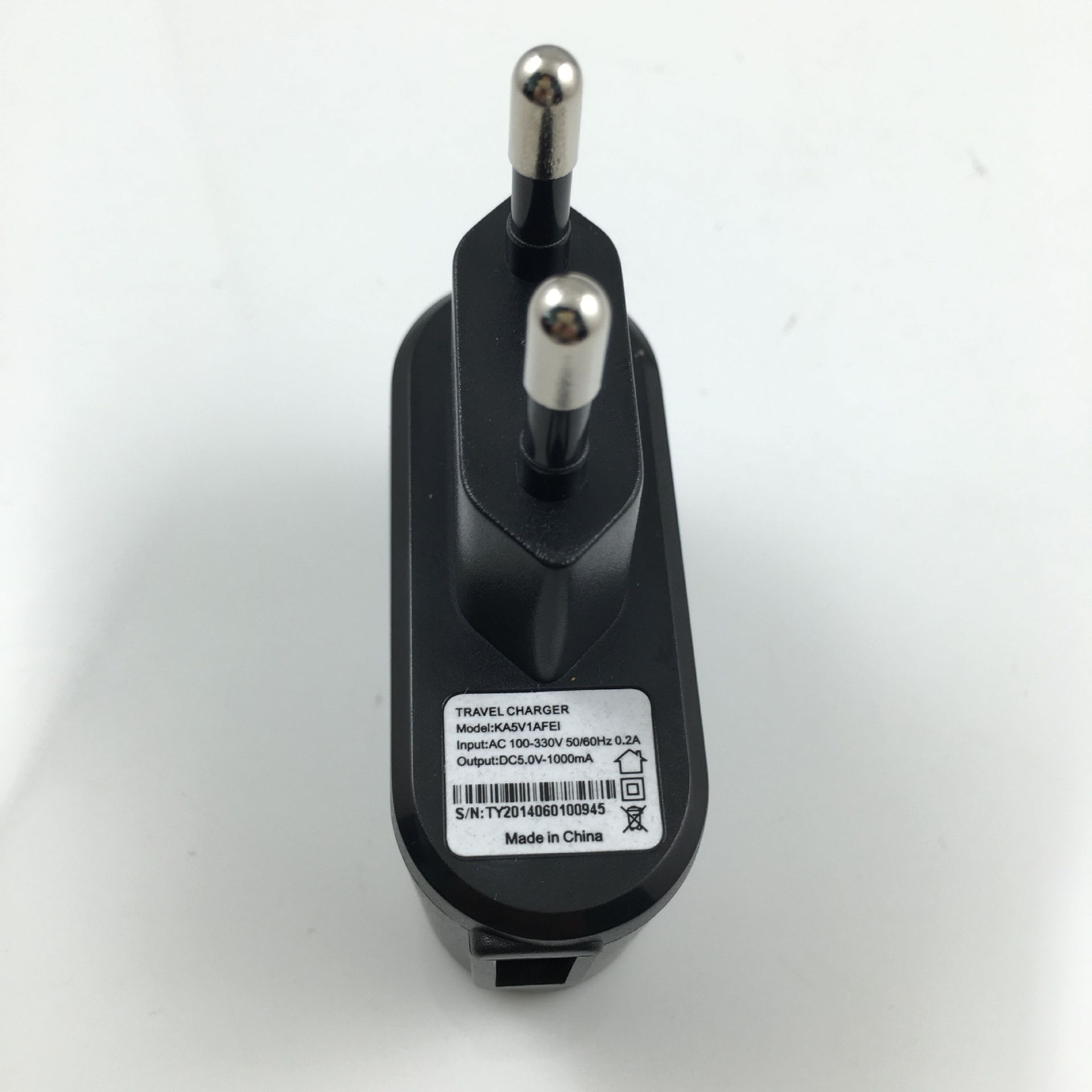 厂家出货 韩规usb充电器 韩国kc认证旅行充 5v1a 电源适配器