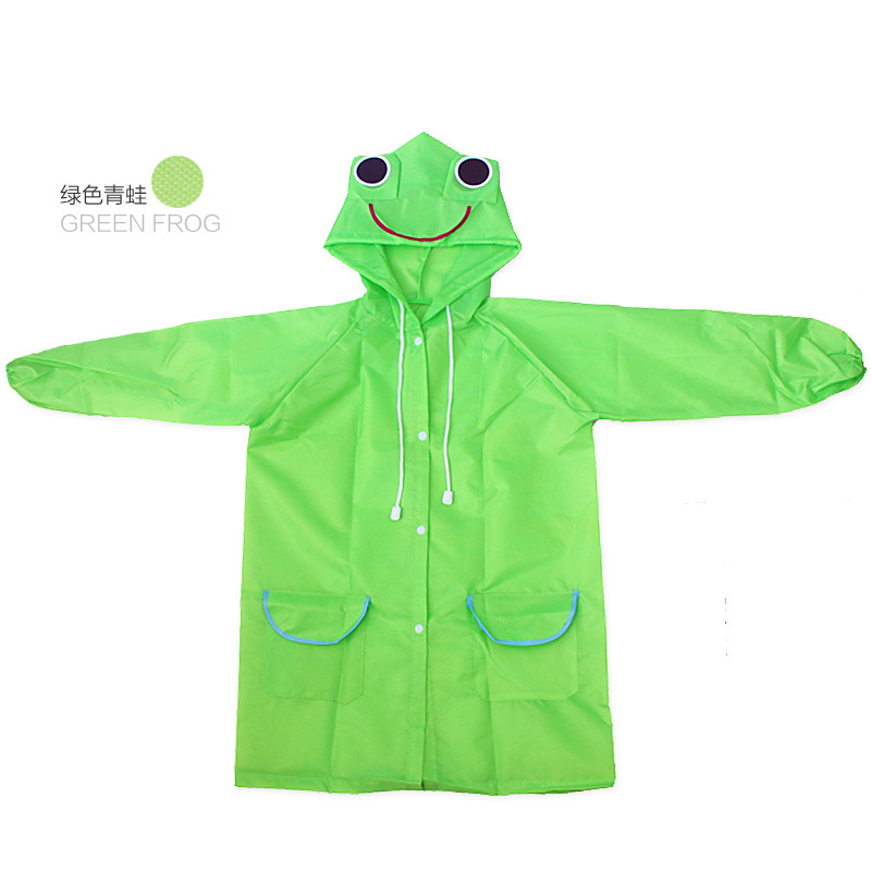 Animal-Shaped Children's Raincoat Korean Cartoon Student Poncho Baby Raincoat Rain Gear Printable Logo Printing