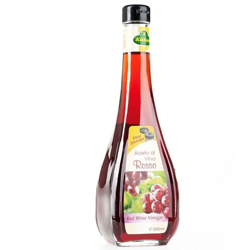 德国进口 冠利红葡萄酒醋500ml*6 红酒醋酿造食醋 油醋汁沙拉汁
