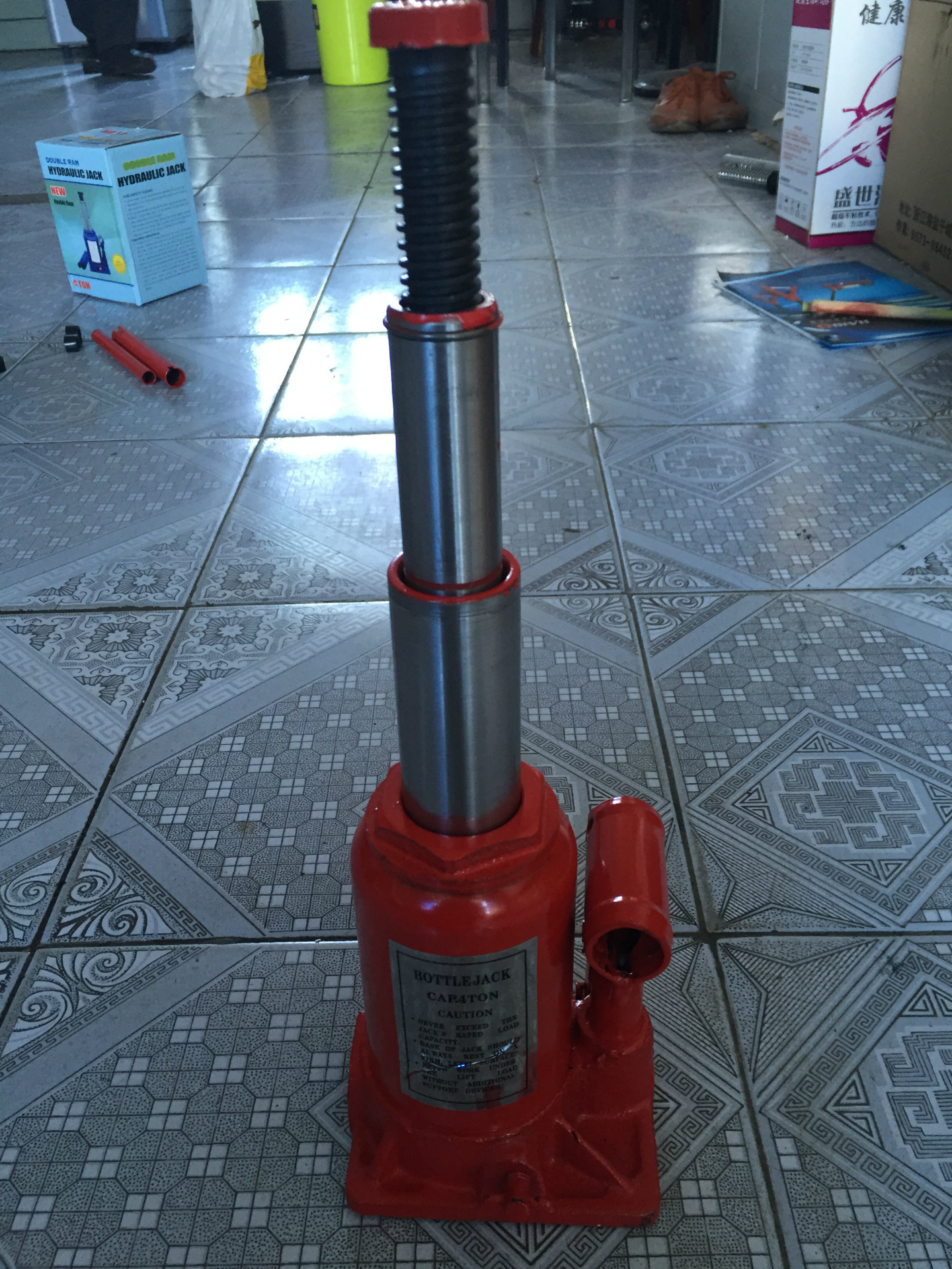 12t双节千斤顶两根活塞杆高位起升12吨油压液压千斤顶厂家直销