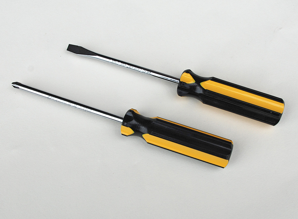 螺丝刀 厂家直销双色柄十字一字螺丝刀 手动螺丝刀组合