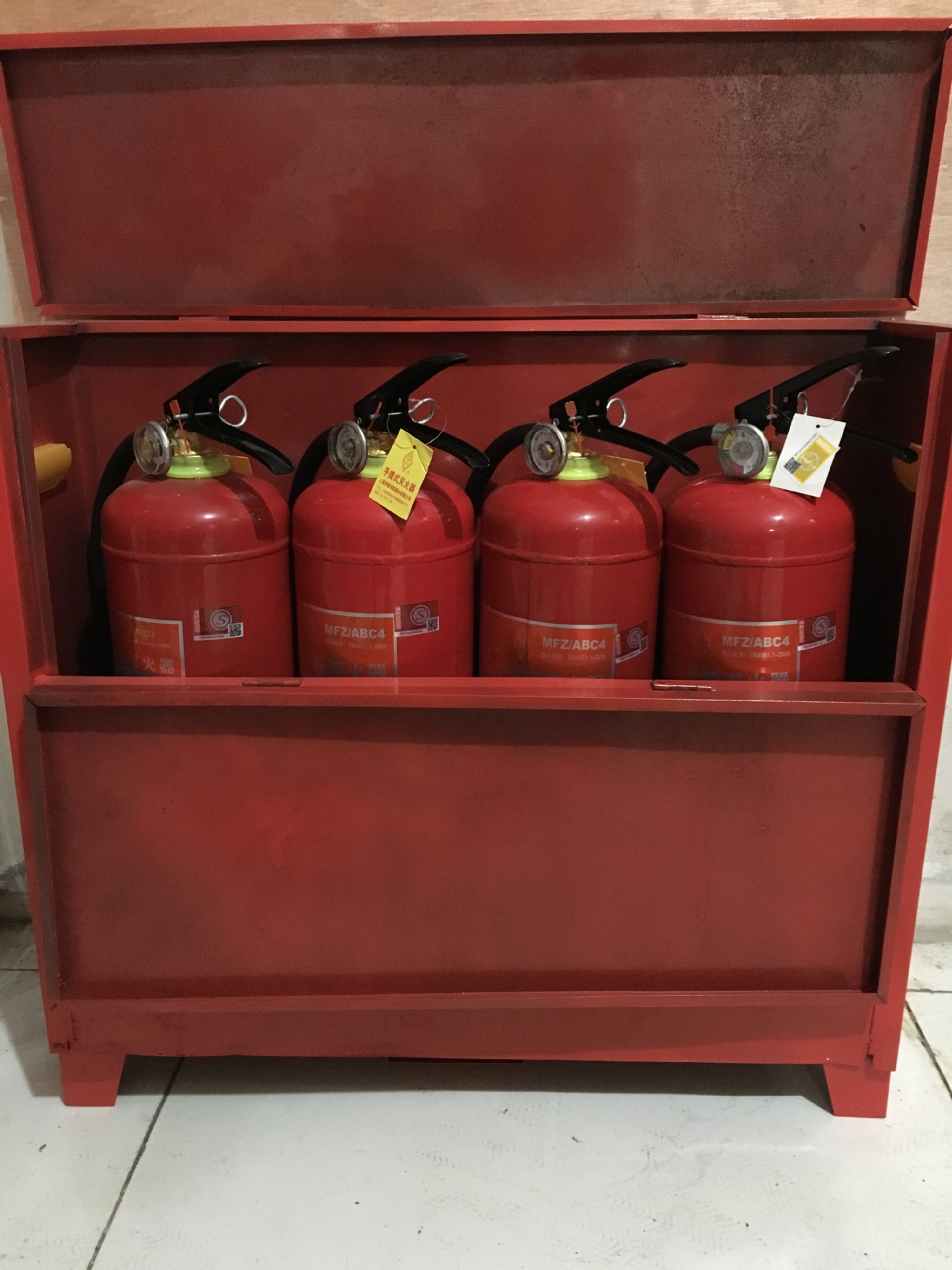 消防器材灭火器箱4kg干粉4个装 厂家批