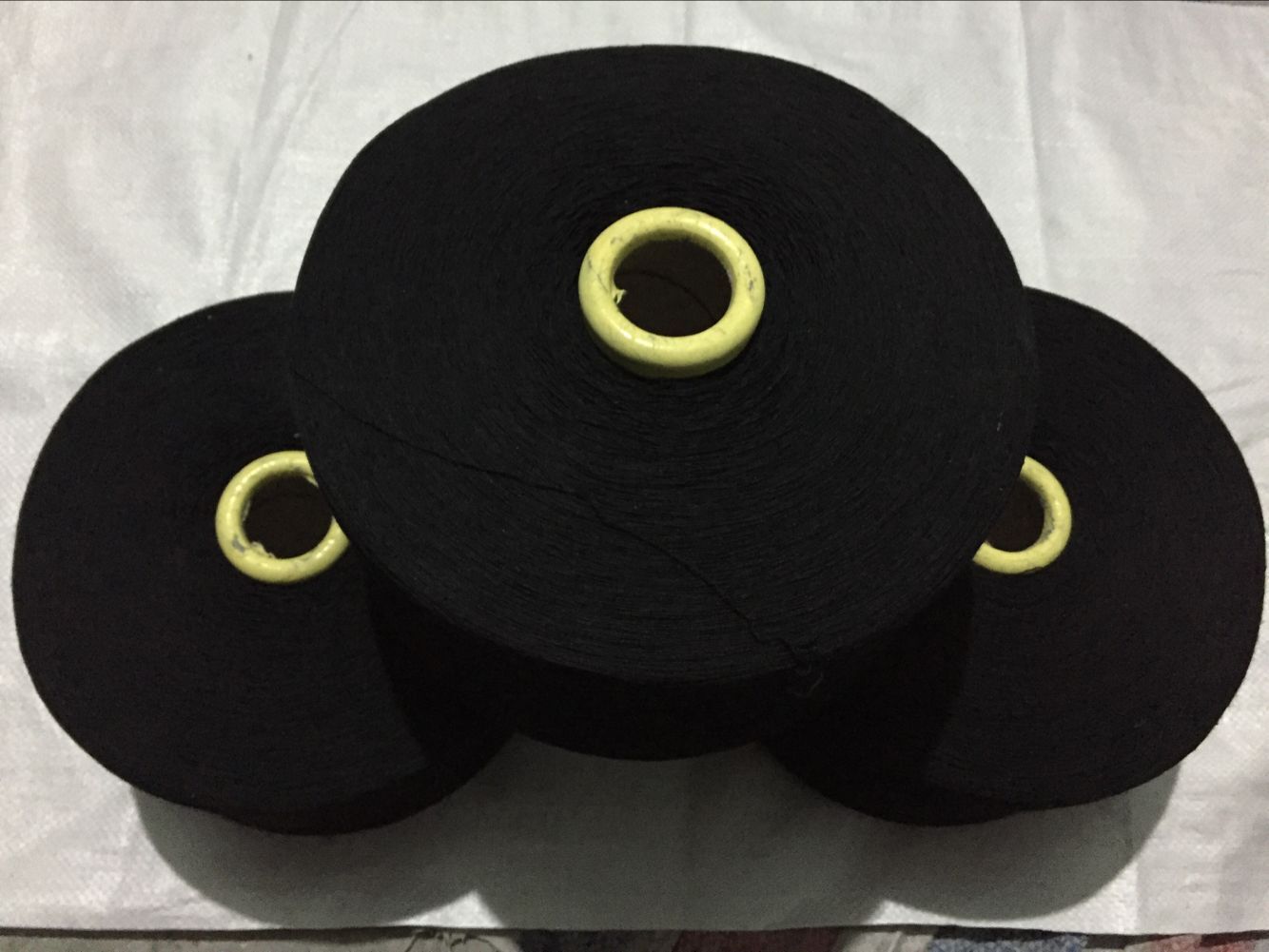 棉纱厂家供应 黑色再生棉纱 6支再生棉纱 做拖把棉纱 质优价廉