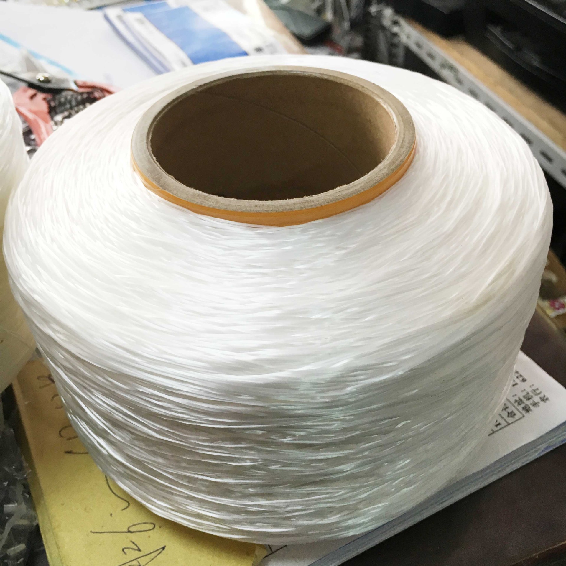 供应diy弹力线 aa级韩国晓星氨纶2250d 莱卡4500米白色耐拉不起毛