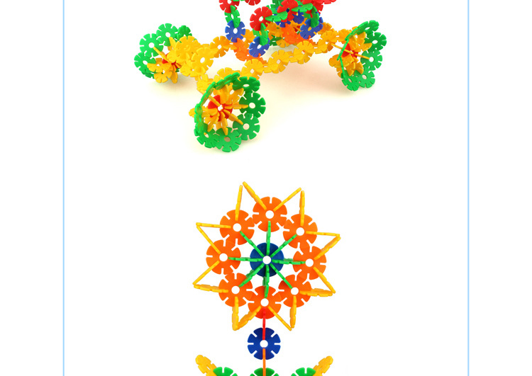 雪花片积木大号拼插装儿童益智幼儿园男女孩宝宝玩具1-2-3-6周岁