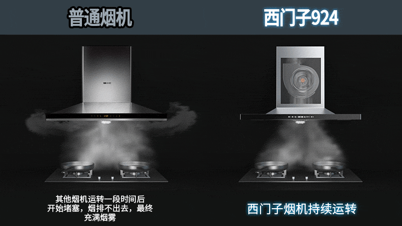 siemens/西门子 lc45sa924w 超薄型抽油烟机欧式欧派吸油烟机