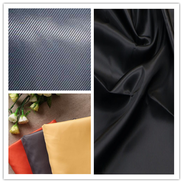 供应涤纶230t斜纹舒美绸 服装里料里衬内衬布