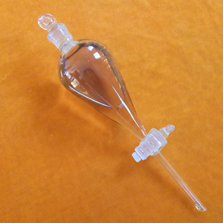 分液漏斗 梨形 100ml 教学用玻璃仪器