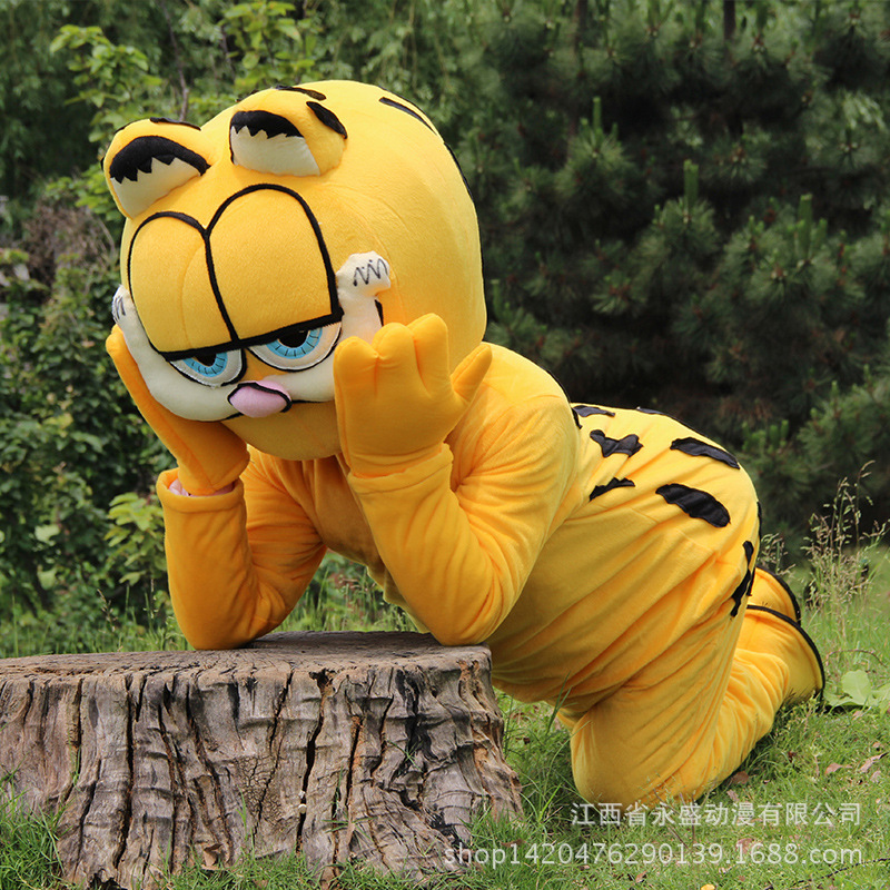 Garfield Cartoon Doll Costume Doll Clothing Adult Walking Doll Clothing Activity Performance Opening Store Celebration Flyer Doll Clothes